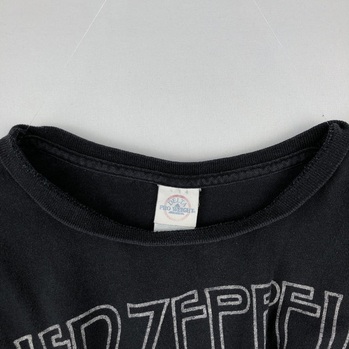 Delta PRO WEIGHT LED ZEPPELIN Band T-Shirt (Men's XL equivalent) cotton black type Vintage Second Hand