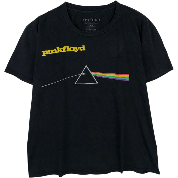 PINK FLOYD Pink Floyd Band T-shirt Band T Men's M size cotton black type Vintage Second Hand