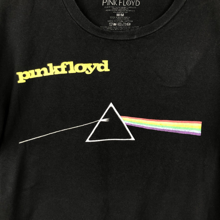 PINK FLOYD Pink Floyd Band T-shirt Band T Men's M size cotton black type Vintage Second Hand