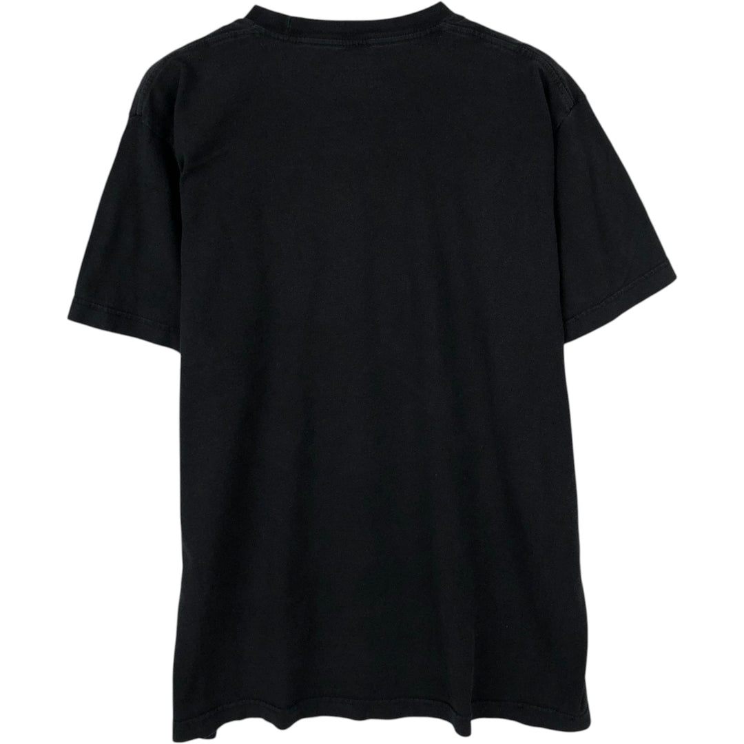 THE BEATLES Band T-shirt, Men's L size cotton black type Vintage Second Hand