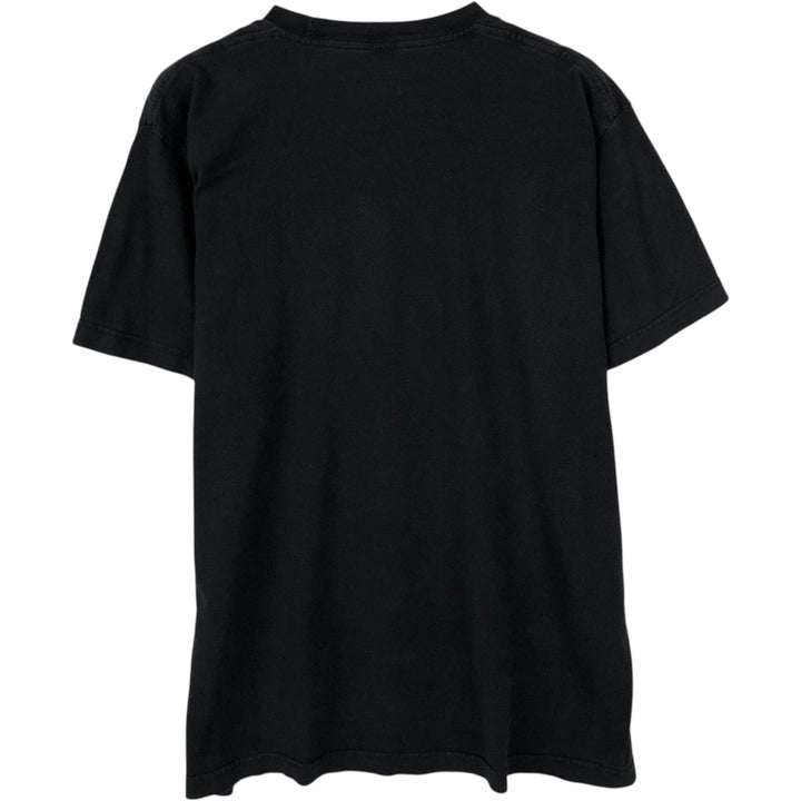 THE BEATLES Band T-shirt, Men's L size cotton black type Vintage Second Hand