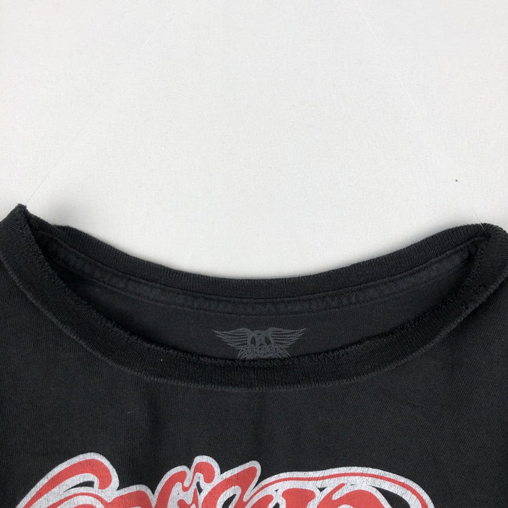 AEROSMITH Aerosmith Band T-Shirt, Men's XXL cotton black type Vintage Second Hand