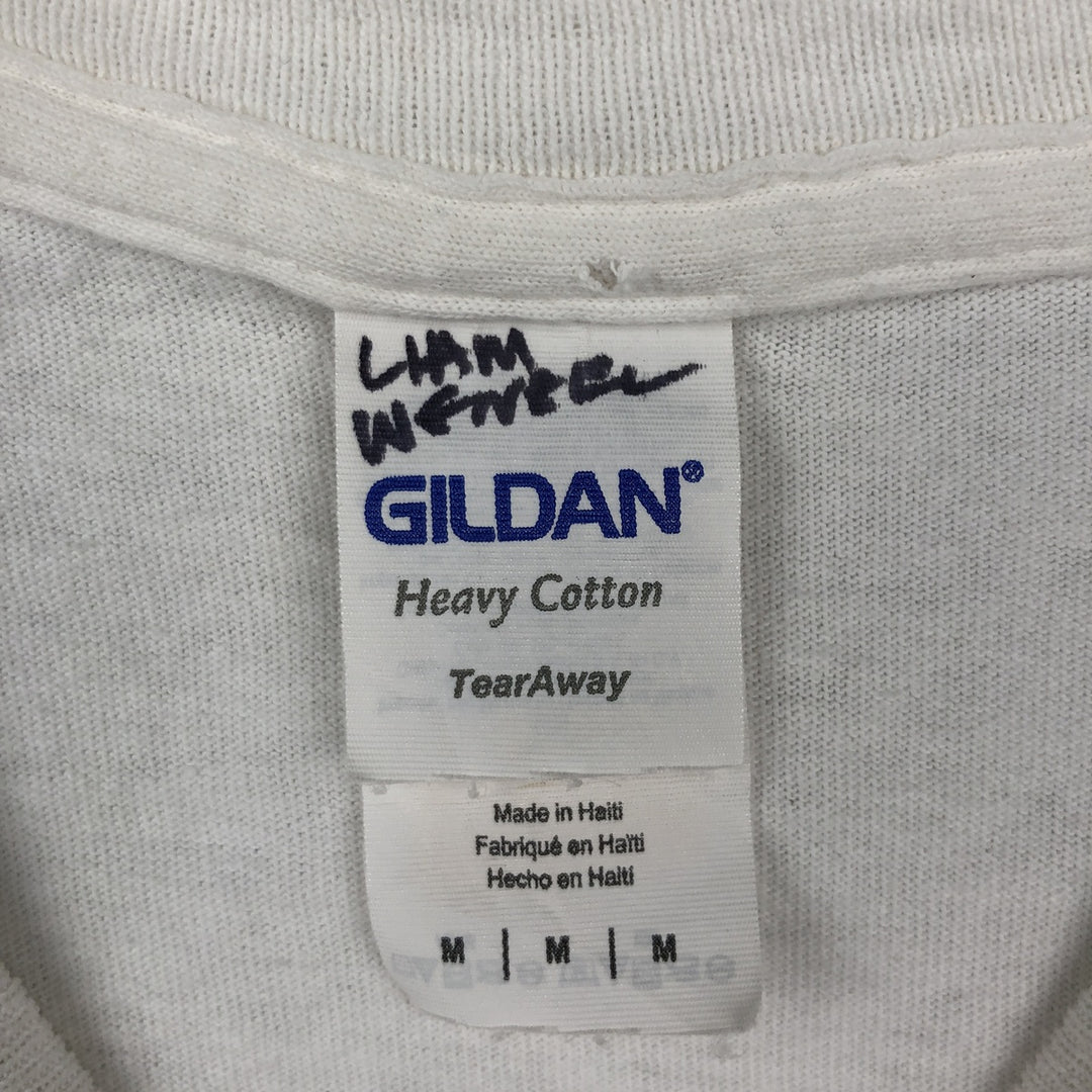 Gildan Heavy Cotton Beastie Boys Rap T-Shirt (Men's Size M) cotton white type Vintage Second Hand