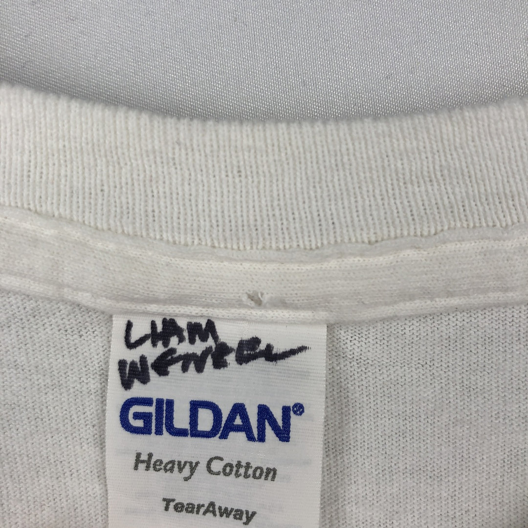 Gildan Heavy Cotton Beastie Boys Rap T-Shirt (Men's Size M) cotton white type Vintage Second Hand