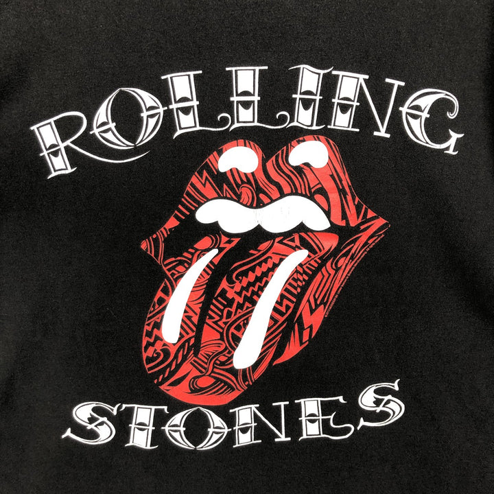 The Rolling Stones Band T-shirt, Men's XL unclear black type Vintage Second Hand
