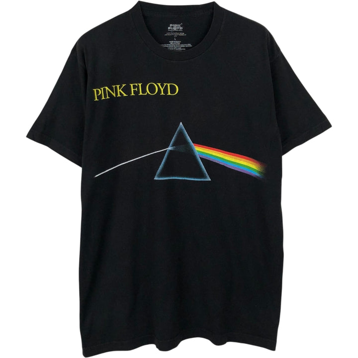 PINK FLOYD Pink Floyd Band T-shirt Band T Men's L size cotton black type Vintage Second Hand