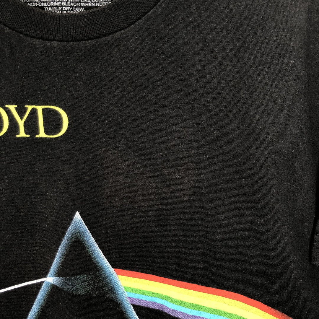PINK FLOYD Pink Floyd Band T-shirt Band T Men's L size cotton black type Vintage Second Hand