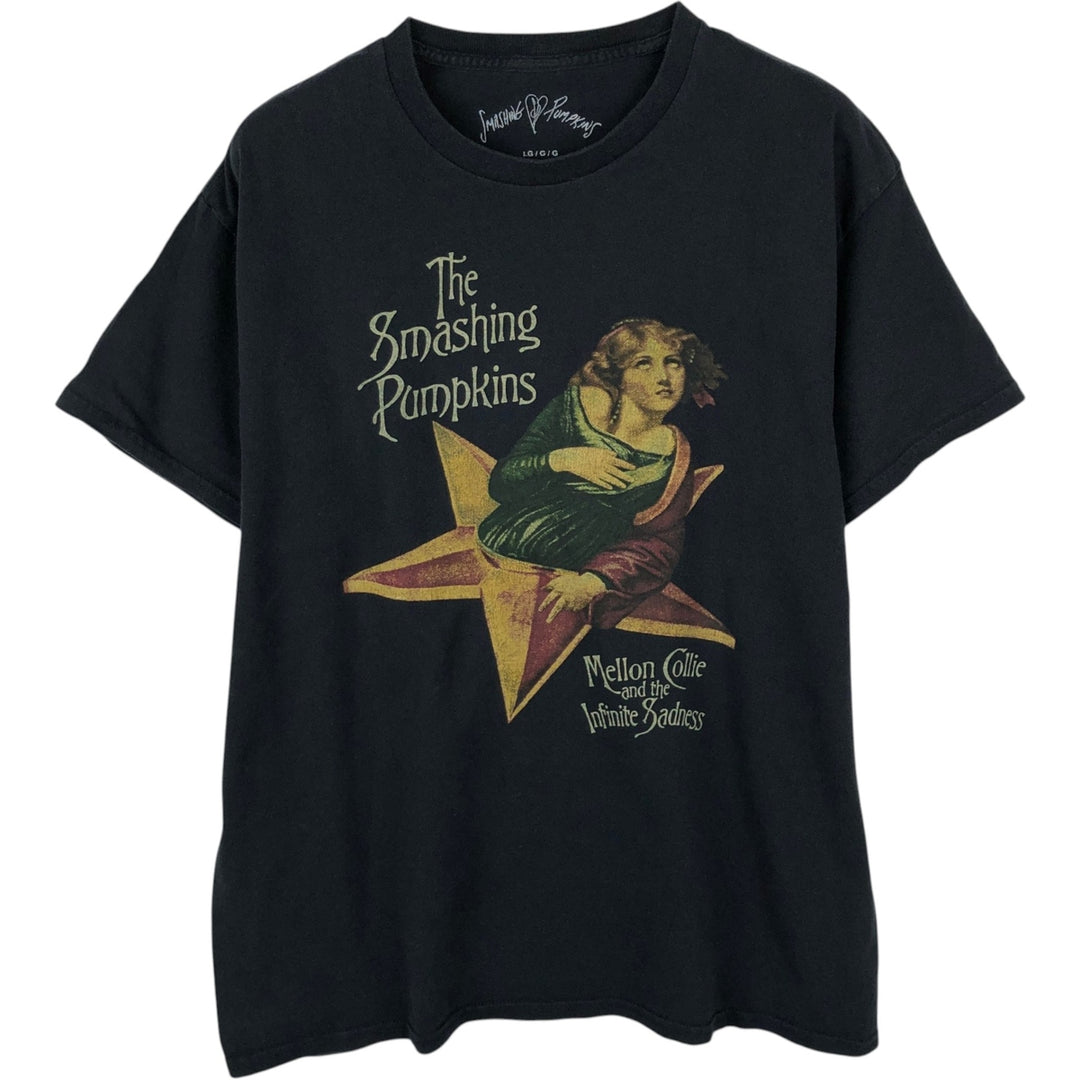 THE SMASHING PUMPKINS Smashing Pumpkins Band T-shirt Band T Men's L size cotton black type Vintage Second Hand