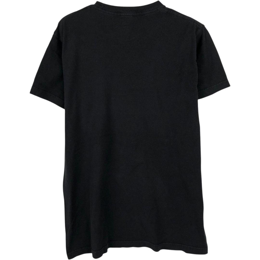 THE BEATLES Band T-shirt, Men's M size cotton black type Vintage Second Hand