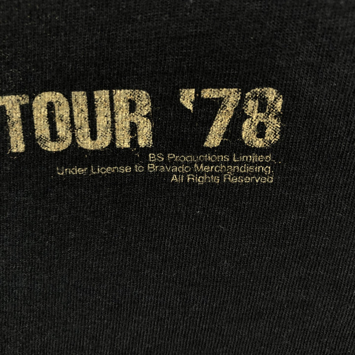 BLACK SABBATH Black Sabbath band T-shirt, band T, men's XL size cotton black type Vintage Second Hand