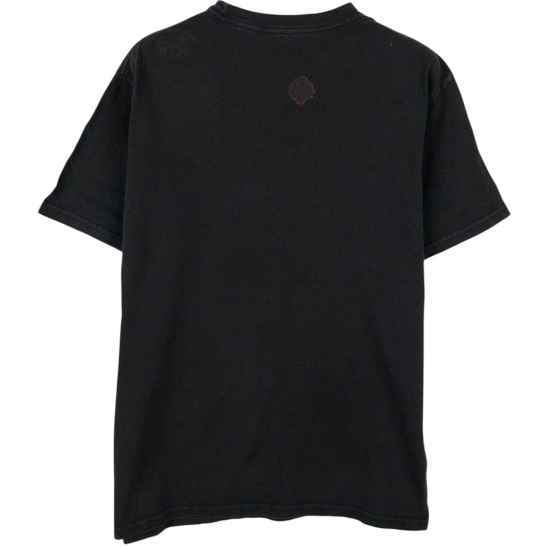 RED HOT CHILI PEPPERS Red Hot Chili Peppers Band T-shirt Band T Men's M size cotton black type Vintage Second Hand