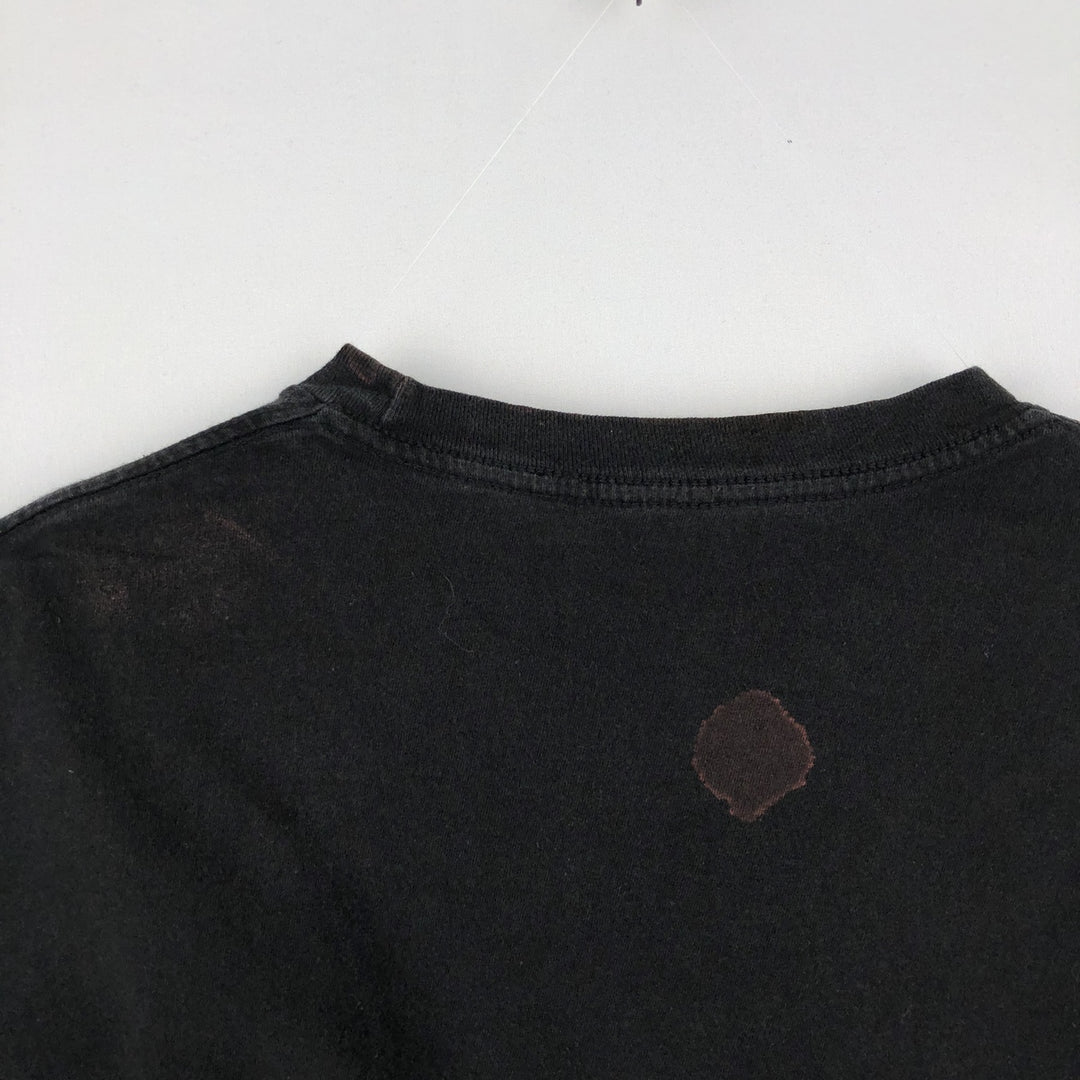 RED HOT CHILI PEPPERS Red Hot Chili Peppers Band T-shirt Band T Men's M size cotton black type Vintage Second Hand