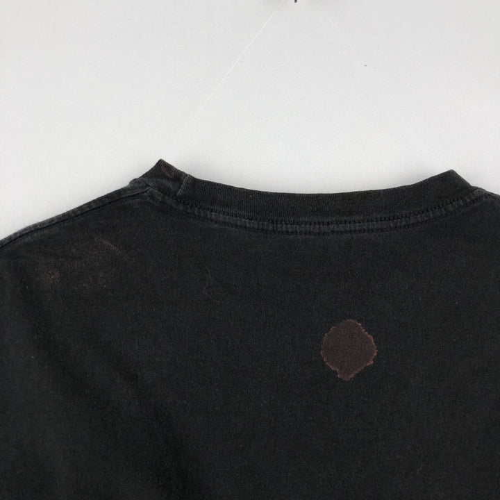 RED HOT CHILI PEPPERS Red Hot Chili Peppers Band T-shirt Band T Men's M size cotton black type Vintage Second Hand