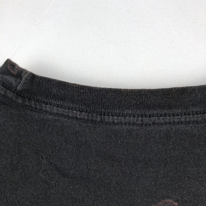 RED HOT CHILI PEPPERS Red Hot Chili Peppers Band T-shirt Band T Men's M size cotton black type Vintage Second Hand
