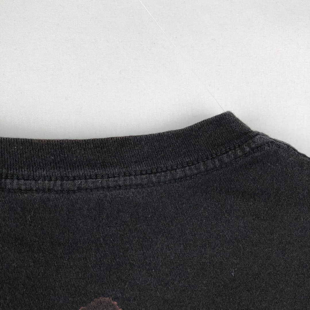 RED HOT CHILI PEPPERS Red Hot Chili Peppers Band T-shirt Band T Men's M size cotton black type Vintage Second Hand