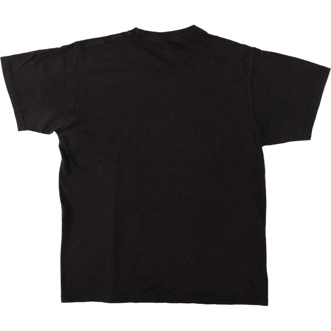 RED HOT CHILI PEPPERS Red Hot Chili Peppers Band T-shirt Band T Men's M size cotton black type Vintage Second Hand