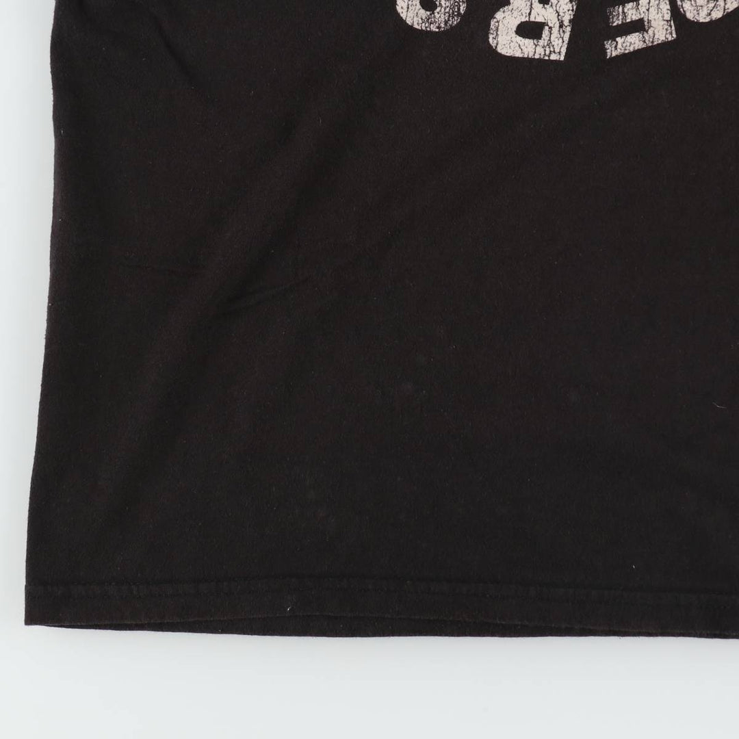 RED HOT CHILI PEPPERS Red Hot Chili Peppers Band T-shirt Band T Men's M size cotton black type Vintage Second Hand