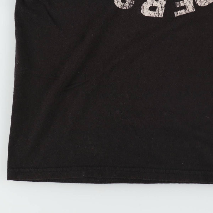 RED HOT CHILI PEPPERS Red Hot Chili Peppers Band T-shirt Band T Men's M size cotton black type Vintage Second Hand