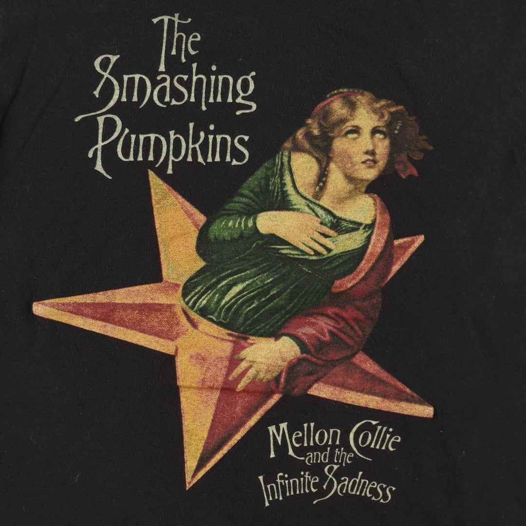 THE SMASHING PUMPKINS Smashing Pumpkins Band T-shirt Band T Men's S equivalent cotton black type Vintage Second Hand
