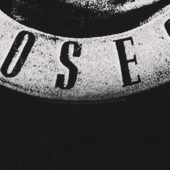 GUNS N' ROSES Guns N' Roses Band T-Shirt Band Tee Men's XL cotton black type Vintage Second Hand