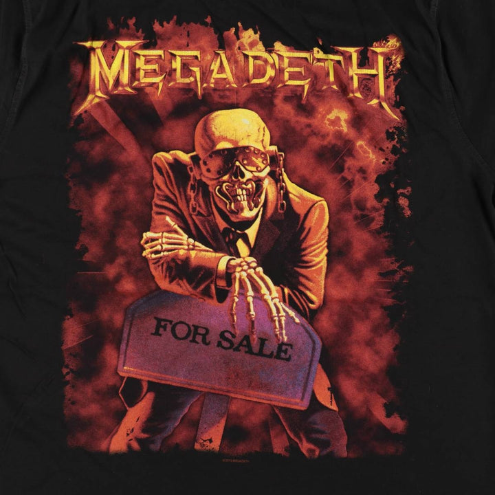 MEGADETH Band T-shirt (Men's size M) unclear black type Vintage Second Hand