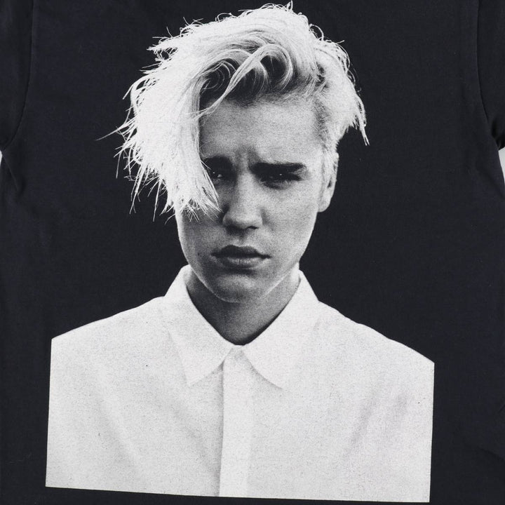 Gildan Justin Bieber Band T-shirt, Men's M size cotton black type Vintage Second Hand