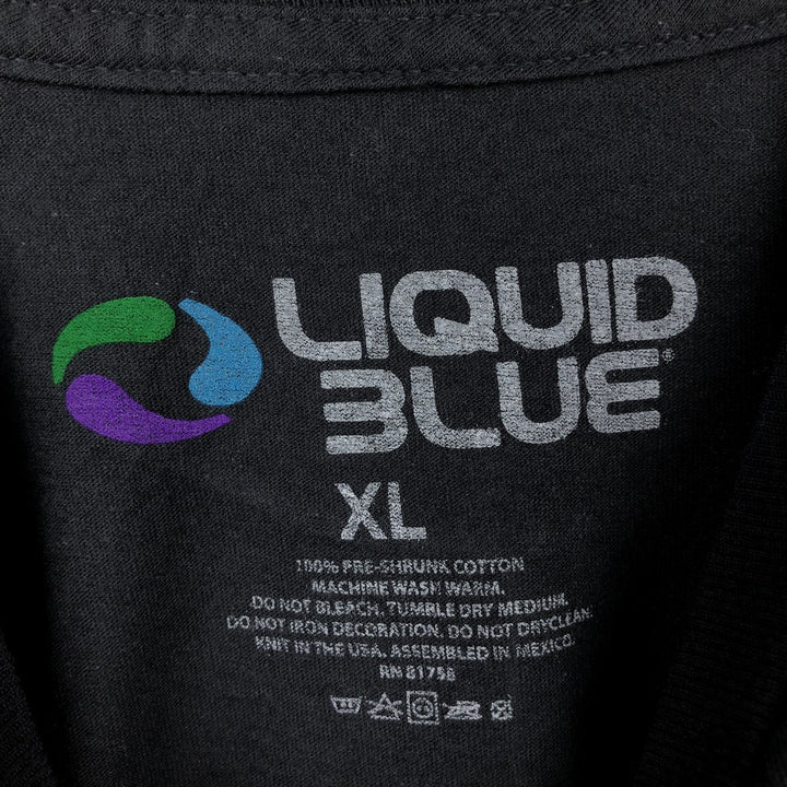 Liquid Blue The Who band t-shirt, men's size XL. cotton Charcoal Vintage Second Hand
