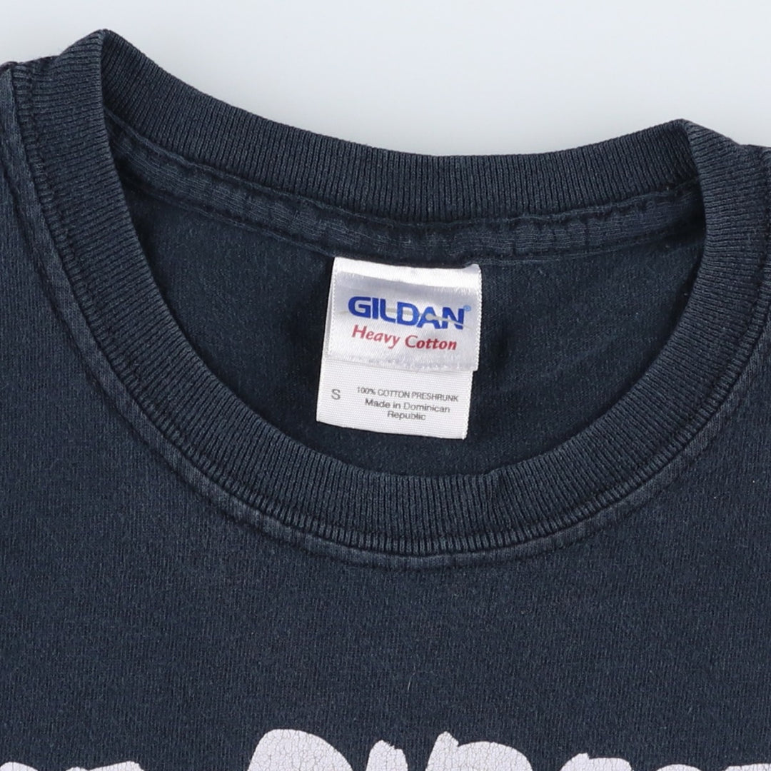 Gildan GILDAN ONE DIRECTION One Direction Band T-shirt Band T Men's S equivalent cotton black type Vintage Second Hand