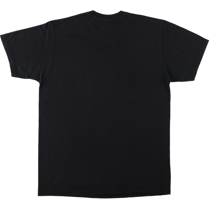The Rolling Stones Band T-shirt, Band T, Men's L size cotton black type Vintage Second Hand
