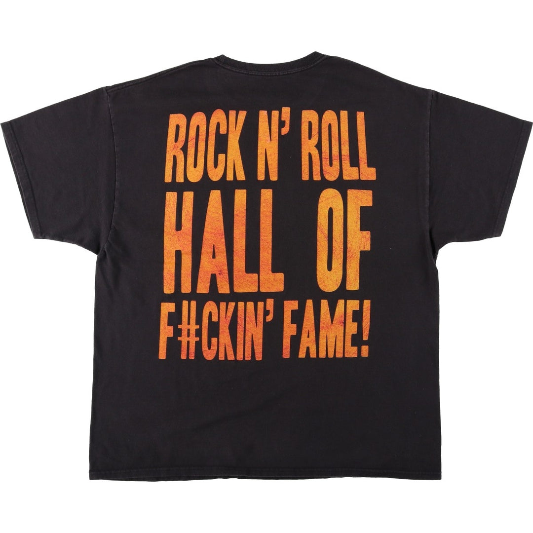 Hanes Alice Cooper Band T-Shirt (Men's XL equivalent) cotton black type Vintage Second Hand