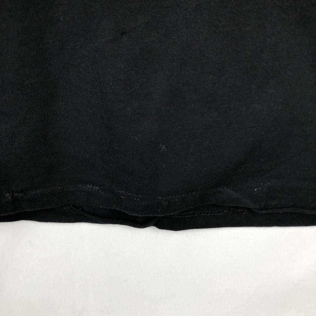 METALLICA Skull Pattern Band T-shirt Band Tee Men's L size cotton black type Vintage Second Hand