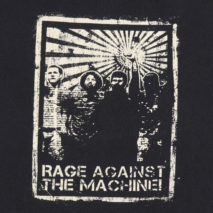 ALSTYLE Rage Against the Machine Band T-shirt (Men's Size M) cotton black type Vintage Second Hand