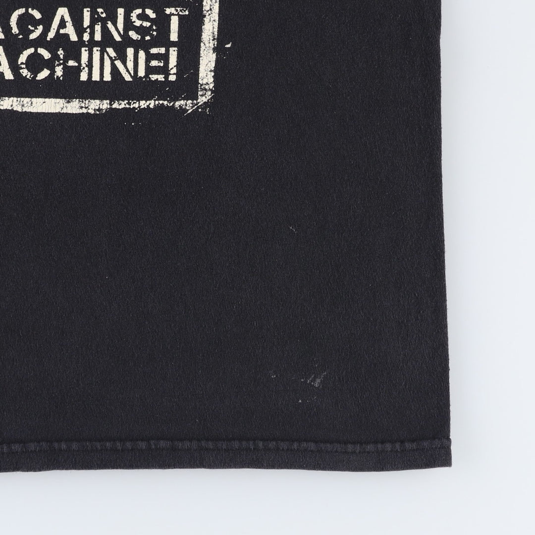 ALSTYLE Rage Against the Machine Band T-shirt (Men's Size M) cotton black type Vintage Second Hand