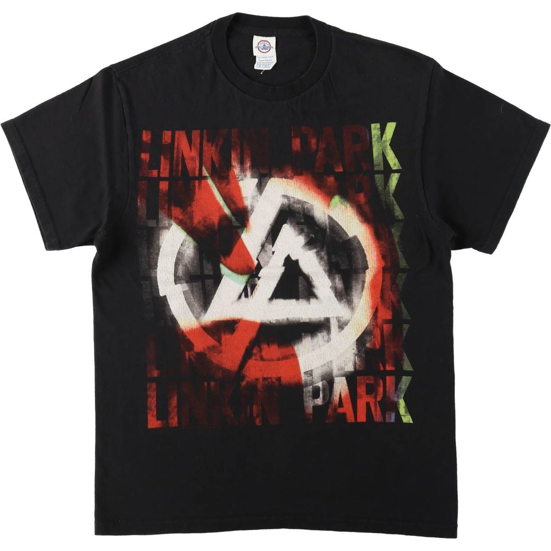 DELTA LINKIN PARK Band T-Shirt (Men's Size M) cotton black type Vintage Second Hand
