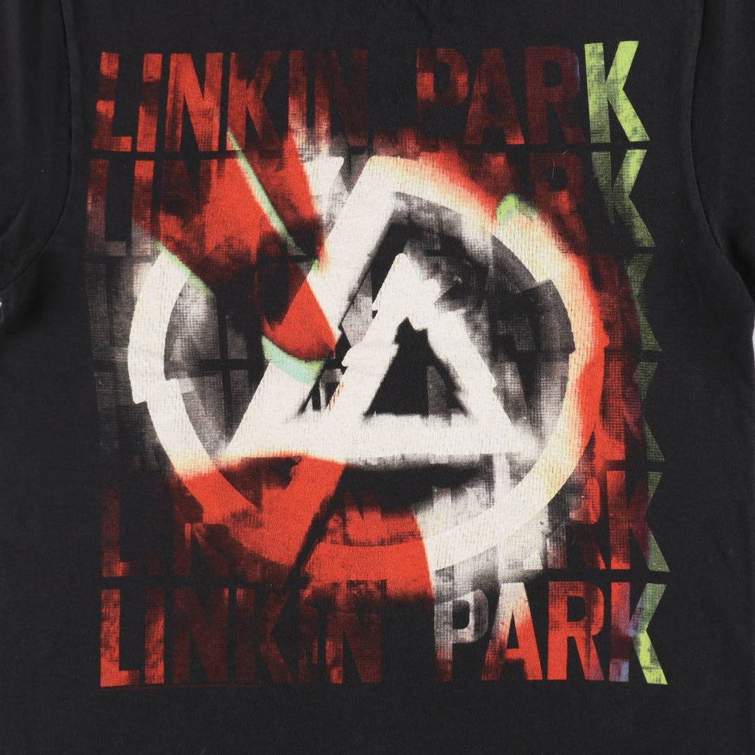 DELTA LINKIN PARK Band T-Shirt (Men's Size M) cotton black type Vintage Second Hand