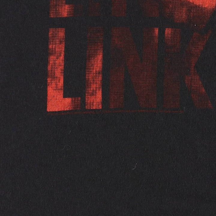 DELTA LINKIN PARK Band T-Shirt (Men's Size M) cotton black type Vintage Second Hand