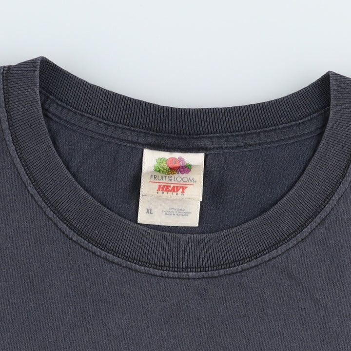 Fruit of the Loom Heavy Cotton Bon Jovi Band T-shirt, Men's XL equivalent. cotton black type Vintage Second Hand