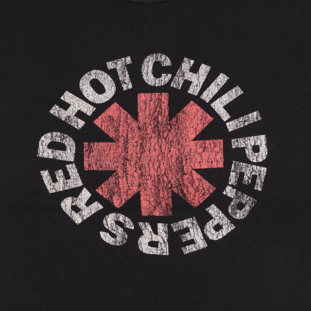RED HOT CHILI PEPPERS Red Hot Chili Peppers Band T-shirt Band T Men's XL equivalent unclear black type Vintage Second Hand