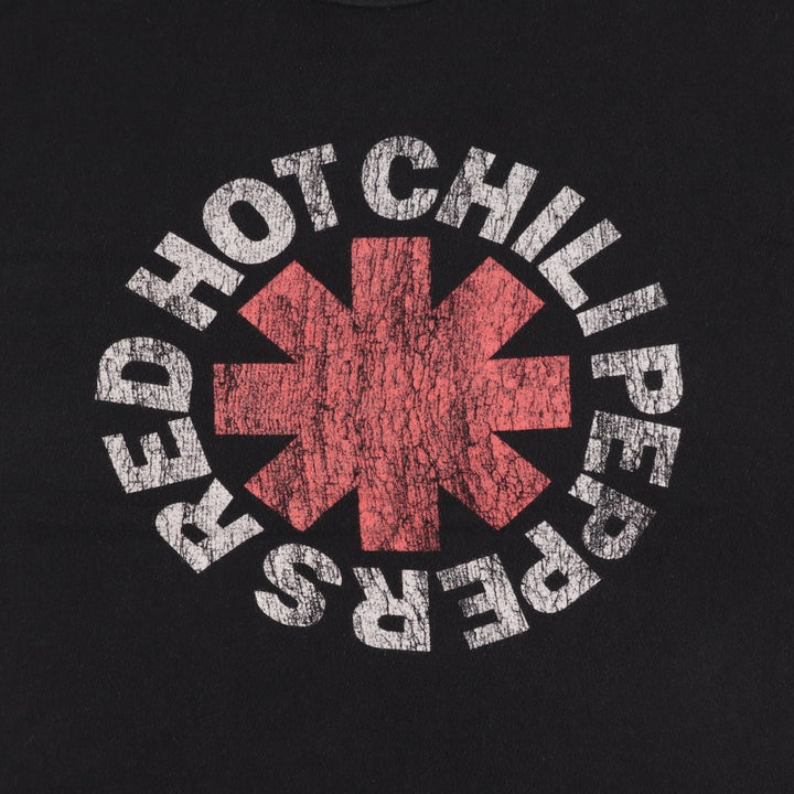 RED HOT CHILI PEPPERS Red Hot Chili Peppers Band T-shirt Band T Men's XL equivalent unclear black type Vintage Second Hand