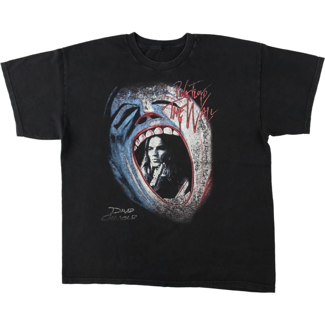 PINK FLOYD THE WALL Band T-shirt (Men's size L equivalent) unclear black type Vintage Second Hand