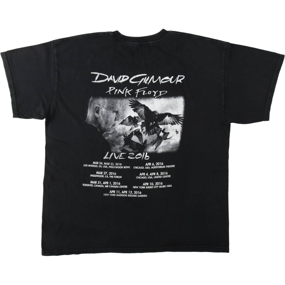 PINK FLOYD THE WALL Band T-shirt (Men's size L equivalent) unclear black type Vintage Second Hand