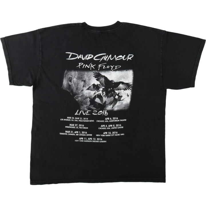 PINK FLOYD THE WALL Band T-shirt (Men's size L equivalent) unclear black type Vintage Second Hand