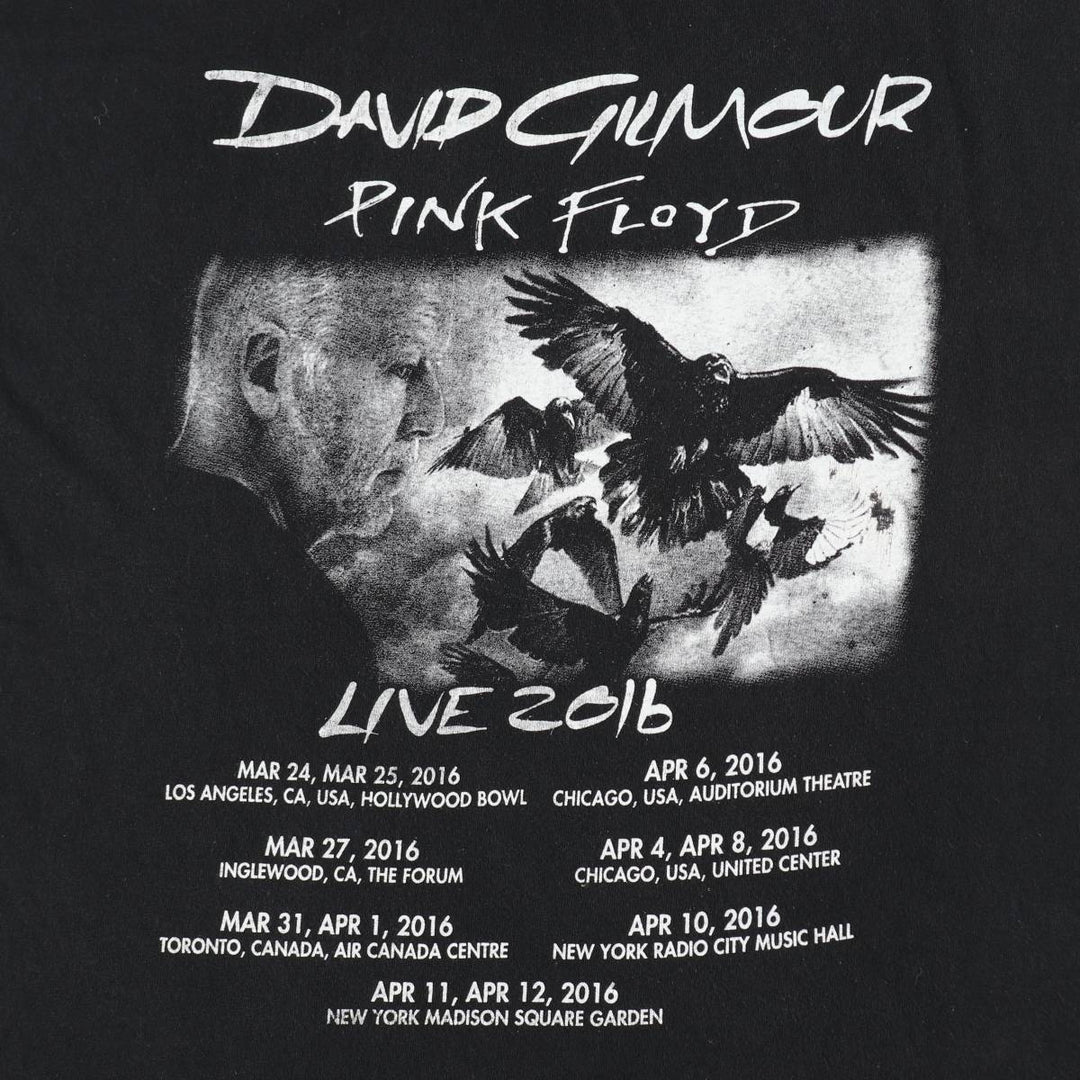 PINK FLOYD THE WALL Band T-shirt (Men's size L equivalent) unclear black type Vintage Second Hand