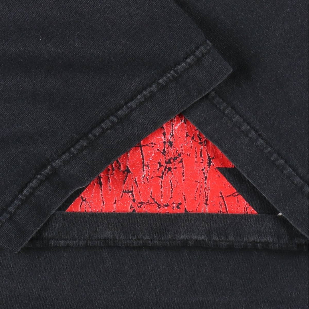 RED HOT CHILI PEPPERS Red Hot Chili Peppers Band T-shirt Band T Men's L size unclear black type Vintage Second Hand