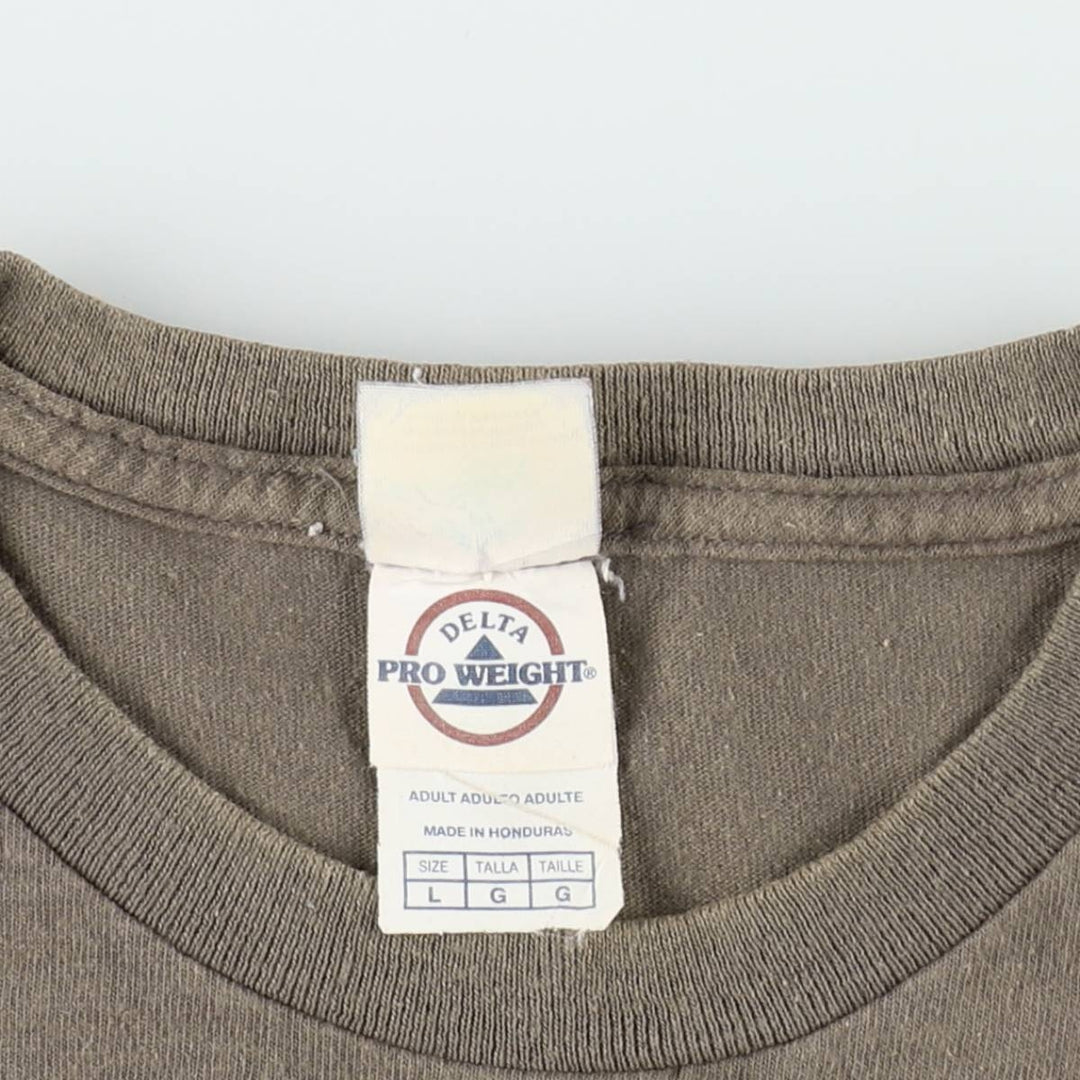Delta Pro Weight The Doors Band T-Shirt (Men's Size L) cotton gray type Vintage Second Hand