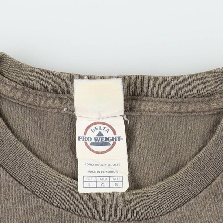 Delta Pro Weight The Doors Band T-Shirt (Men's Size L) cotton gray type Vintage Second Hand