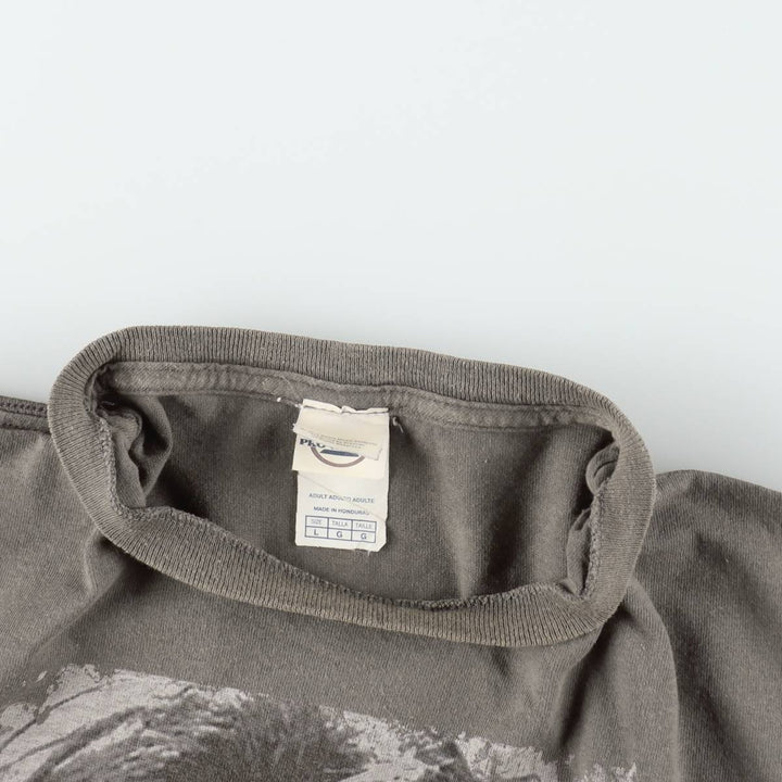 Delta Pro Weight The Doors Band T-Shirt (Men's Size L) cotton gray type Vintage Second Hand