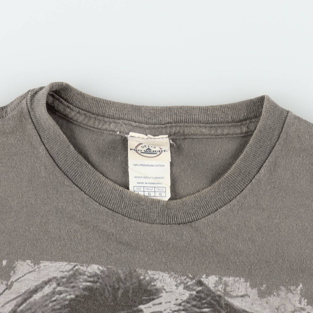 Delta Pro Weight The Doors Band T-Shirt (Men's Size L) cotton gray type Vintage Second Hand