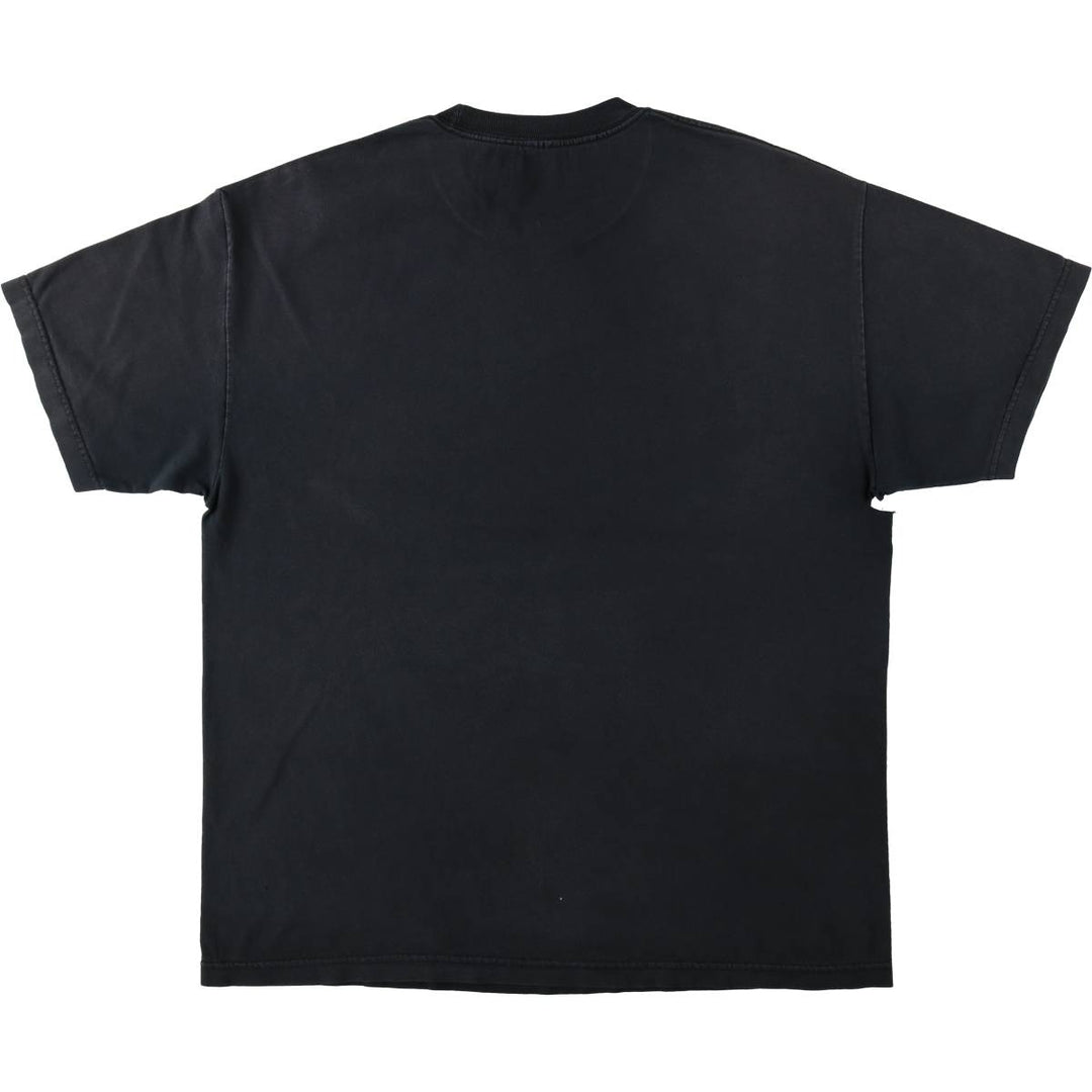 MEGADETH Fire Pattern Band T-Shirt (Men's XL equivalent) unclear Charcoal Vintage Second Hand