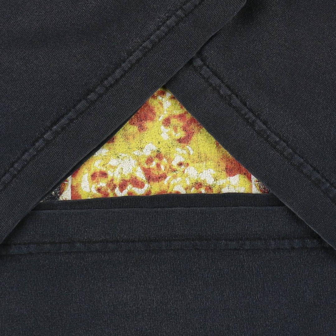 MEGADETH Fire Pattern Band T-Shirt (Men's XL equivalent) unclear Charcoal Vintage Second Hand